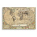 MyBestHome BOX Plátno Vintage Mapa Světa Varianta: 90x60