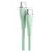 Kabel Vention USB-C 2.0 to USB-C 5A Cable TAWGG 1.5m Light Green Silicone