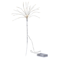 Svítící LED dekorace výška 42 cm Star Trading Firework - stříbrná