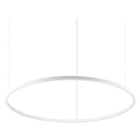 IDEAL LUX Oracle Slim závěsné LED svítidlo 55W 5700lm 4000K On-Off 90cm IP20, bílé