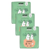 Moomin Baby 4 Maxi 7–14 kg měsíční balení eko plen 126 ks