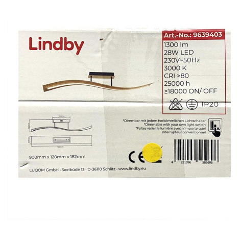 Lindby Lindby - LED Stmívatelný přisazený lustr LARISA LED/28W/230V