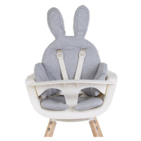 CHILDHOME Sedací podložka do dětské židličky Rabbit Jersey Grey