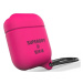 Pouzdro SuperDry AirPods Cover Waterproof pink (41695)