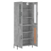 vidaXL Skříň highboard betonově šedá 69,5x34x180 cm kompozitní dřevo