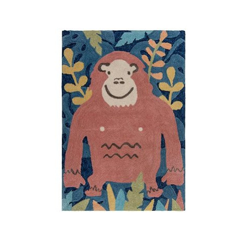 Kusový koberec Zest Kids Jungle Monkey Brown/Multi Flair Rugs