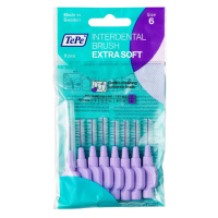 TEPE Mezizubní kartáčky Extra Soft fialové 1,1 mm v sáčku 8 ks