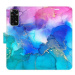 iSaprio flip pouzdro BluePink Paint pro Xiaomi Redmi Note 11 / Note 11S