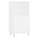 vidaXL Skříň highboard bílá 60 x 36 x 110 cm kompozitní dřevo