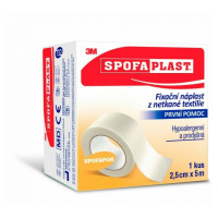 3M™ SPOFAPLAST 732 Fixační náplast z netkaná textilie 2,5 cm x 5 m