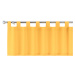 Dekoria Krátký závěs na poutkách, slunečně žlutá, 130 x 40 cm, Loneta, 133-40