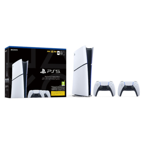 PlayStation 5 Digital Edition + DualSense Wireless Controller bílý (verze slim) Sony