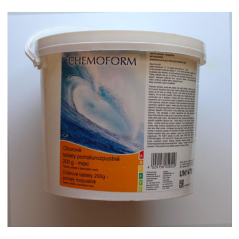 Chlorové tablety Maxi do bazénu - pomalurozpustné 3kg CHEMOFORM
