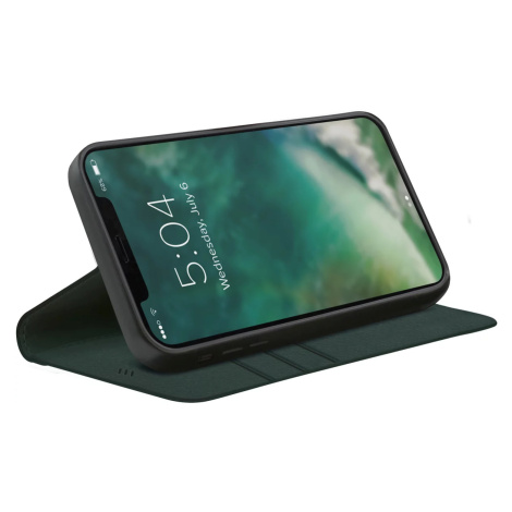 Kryt XQISIT Eco Wallet Selection Anti Bac for iPhone 12 / 12 Pro green (42330)