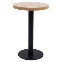 vidaXL Bistro stolek světle hnědý 50 cm MDF