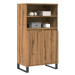 vidaXL Skříň highboard dub artisan 60 x 36 x 110 cm kompozitní dřevo