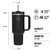 STANLEY Quencher H2.O FlowState Tumbler 1180 ml Black Tonal