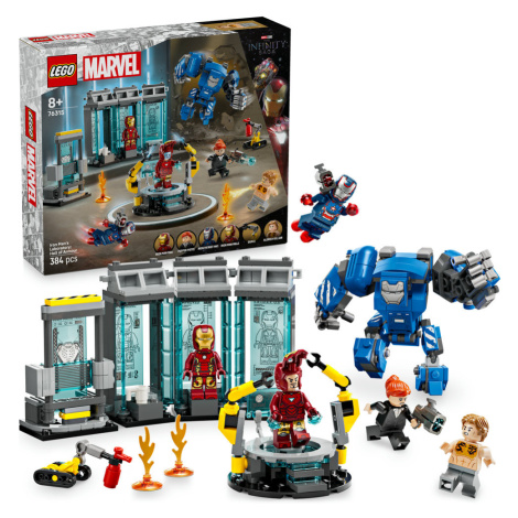 LEGO LEGO® ǀ Marvel 76315 Iron Man a jeho laboratoř: Síň brnění
