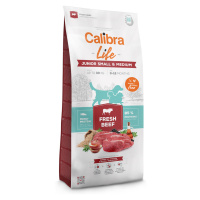 Calibra Life Junior Small & Medium Breed s čerstvým hovězím - 2 x 12 kg