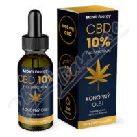 MOVit CBD 10% Full Spectrum konopný olej 10ml