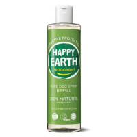 HAPPY EARTH Přírodní Deodorant Refill Okurka & Matcha, 300 ml