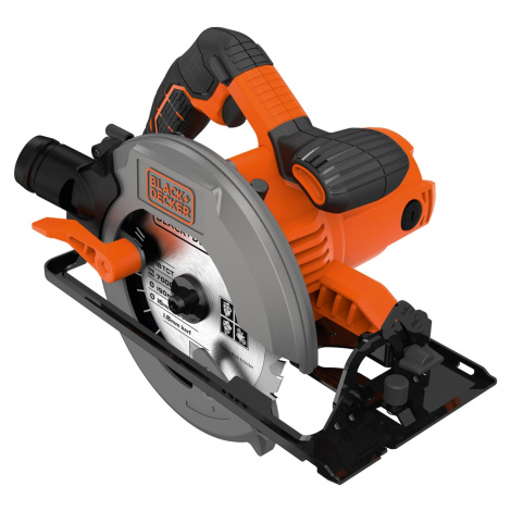 Black+Decker Ruční kotoučová pila CS1550, 1500 W, včetně pilového kotouče Black + Decker