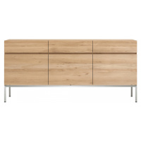 Ethnicraft designové komody Ligna Sideboard - 3 doors, 3 drawers