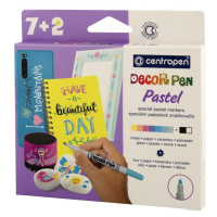 Centropen Decor pen 2738 pastel (8+1 ks)