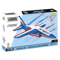 Cobi 5841 francouzský akrobatický letoun alpha jet – patrouille de france