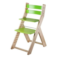 Rostoucí židle Wood Partner Sandy Barva: lak/zelená