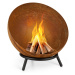 Blumfeldt Fireball Rust, ohniště, Ø 60 cm, výklopný rošt, rezavý vzhled
