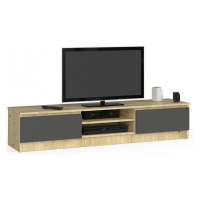 TV stolek RTV 160 artisan oak/šedý grafit