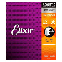 Elixir Acoustic Bronze 80/20 Nanoweb 11077 Light-Medium