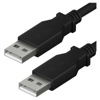 YENKEE kabel YCU 012 BK USB-A - USB-A , propojovací, USB 2.0, 1.5m, černá - 37000023