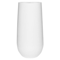 Květináč Nax, barva lesklá bílá, více velikostí - PotteryPots Velikost: M - v. 70 cm, ⌀ 35 cm