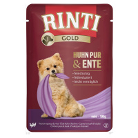 RINTI Gold kuře a kachna 10 × 100 g