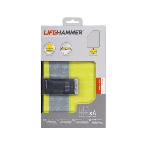 Lifehammer Products Bezpečnostní vesta 4ks – LIFEHAMMER ULTRA