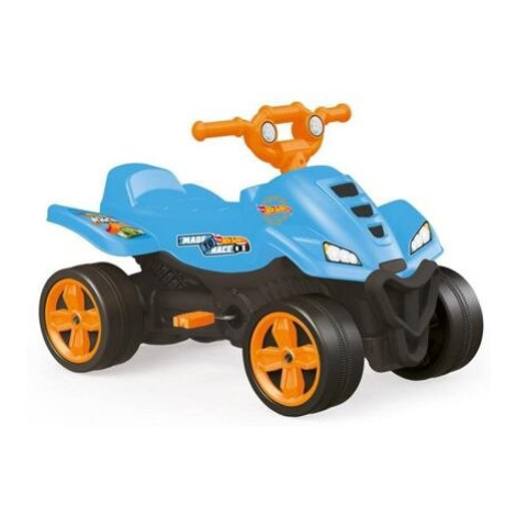 Dětská šlapací čtyřkolka modrá Hot Wheels DOLU