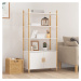 vidaXL Skříň highboard bílá 80x40x153 cm ompozitní dřevo