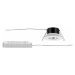 PAULMANN Vestavné svítidlo LED Calla kruhové 1x7W bílá mat nevýklopné 936.70 P 93670