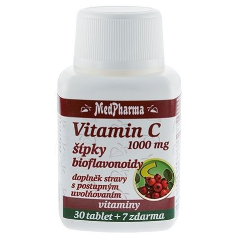 Medpharma Vitamin C 1000 mg s šípky 37 tablet