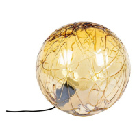 Stolní lampa ve zlaté barvě Dutchbone Lune, ø 39 cm