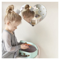 Metoo Zrcadlo do dětského pokoje srdce 33,5 cm x 26 cm/akryl