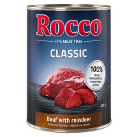 Rocco Classic 24 x 400 g - Hovězí se sobem