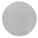 Hanse Home Collection Kusový koberec Fancy 103006 Grau - šedý kruh 200 × 200 cm