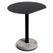 Lyon Beton jídelní stoly Donut Round Cutaway Bistro Table In Black