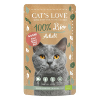 Cat's Love ADULT BIO hovězí 6× 100 g