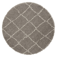 Mint Rugs - Hanse Home koberce AKCE: 160x160 (průměr) kruh cm Kusový koberec Allure 102752 Grey/