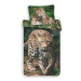Jerry Fabrics Bavlněné povlečení Leopard green