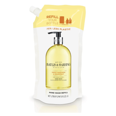 Baylis & Harding Tekuté mýdlo Mandarinka & Grapefruit náhradní náplň 1000 ml